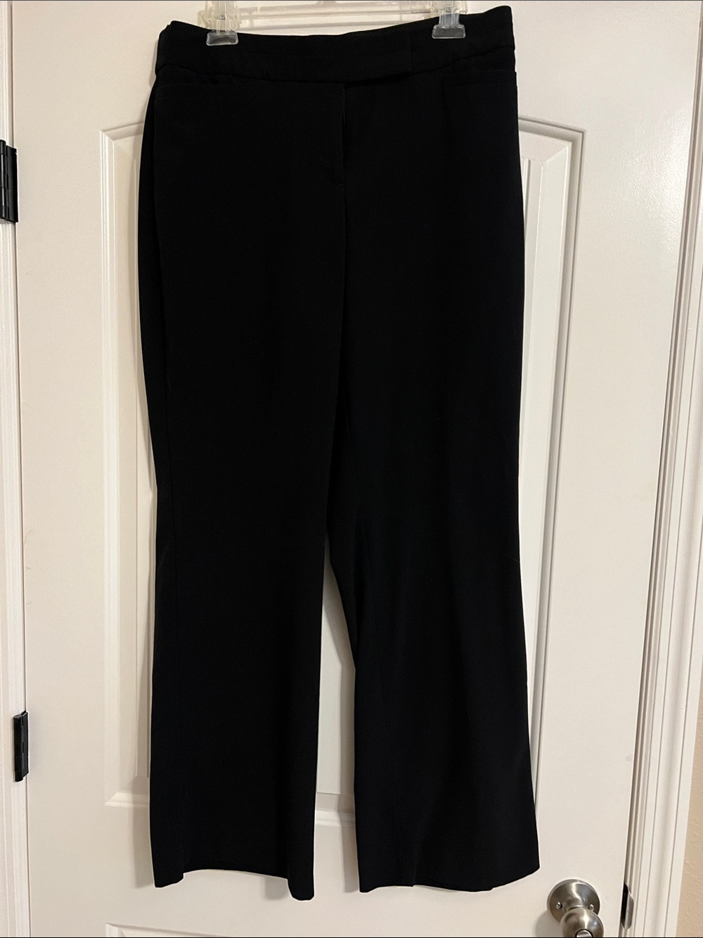 JM Collection Zip Black Wide-Leg Dress Pants